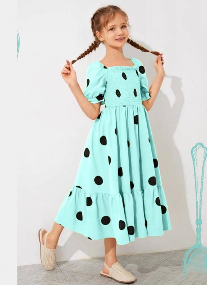 SPOON Western Party Wear Latest Designer Rayon Cotton One Piece Baby Girls Collection